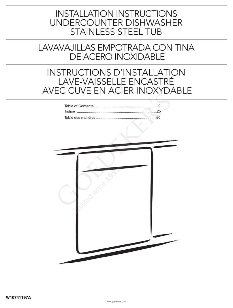 Whirlpool W10741197A installation instructions