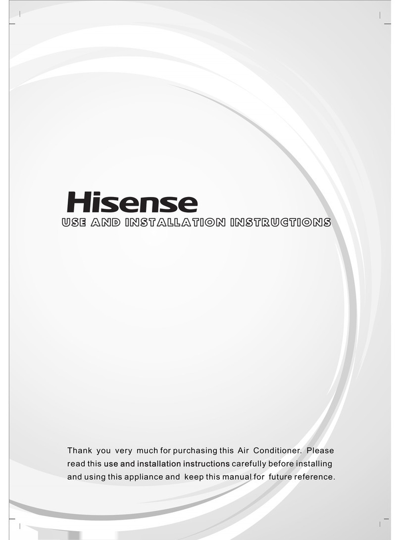 Hisense AMD-09UX4SJD User manual