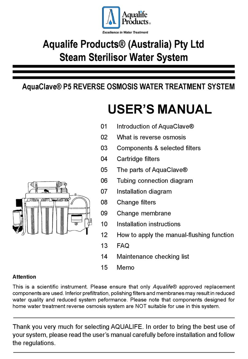 Aqualife AquaClave P5 User manual