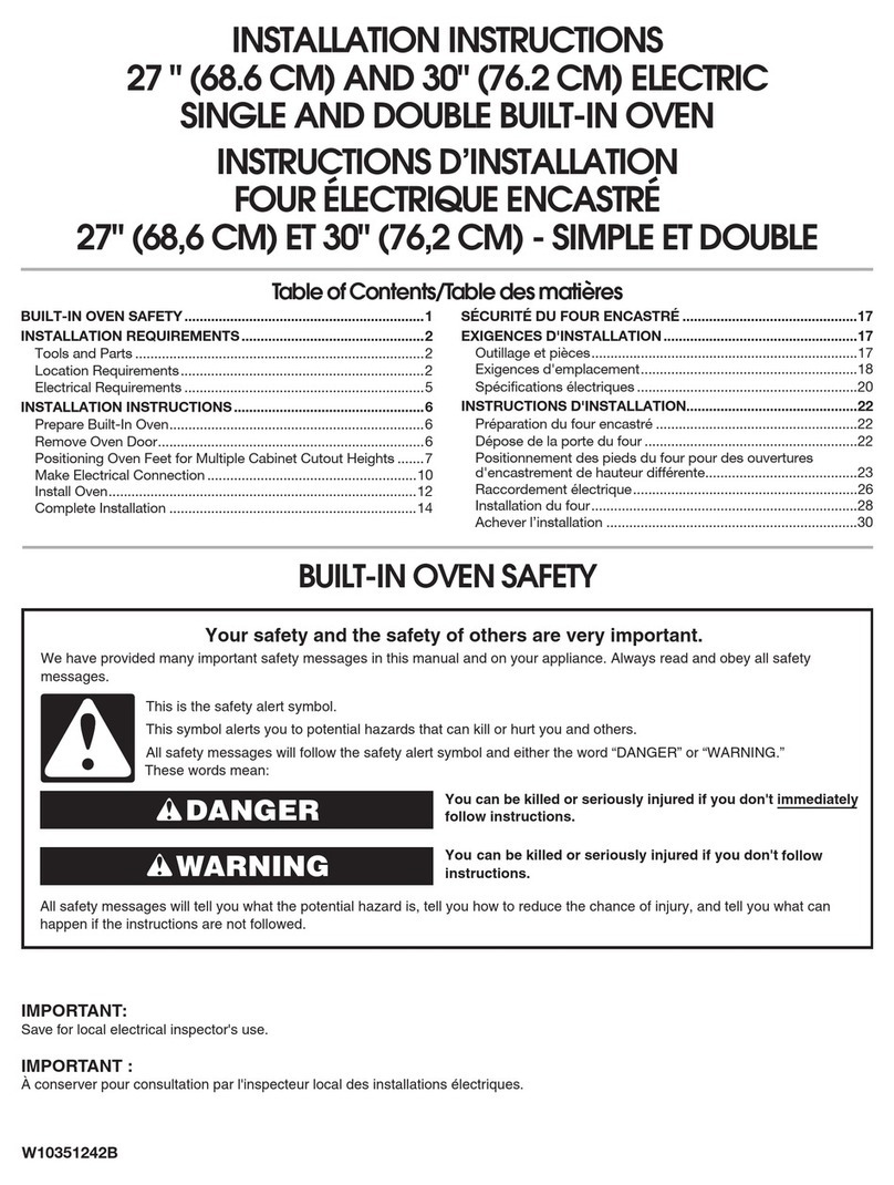 Whirlpool W10351242B installation instructions Whirlpool W10351242B installation instructions