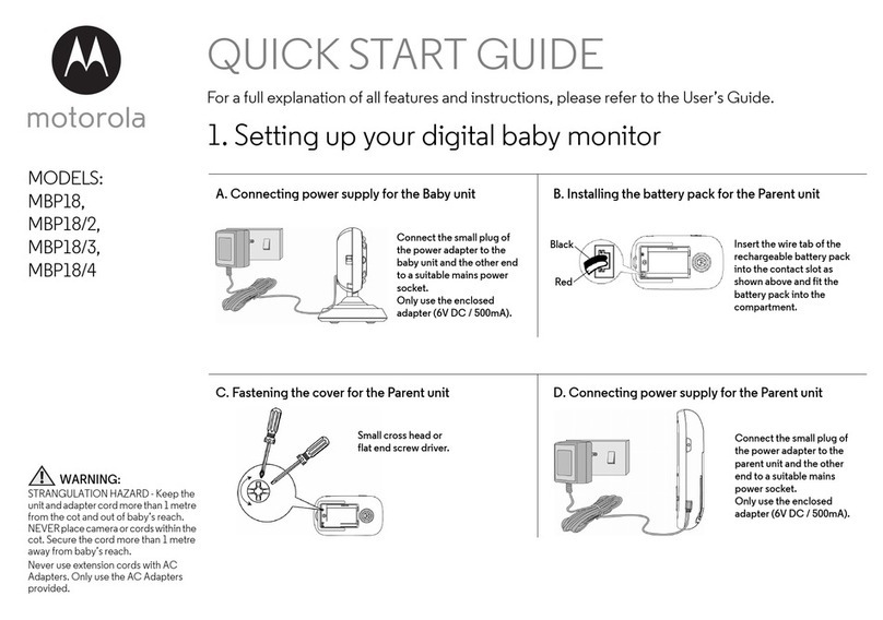 Motorola MBP18 User manual Motorola MBP18 User manual