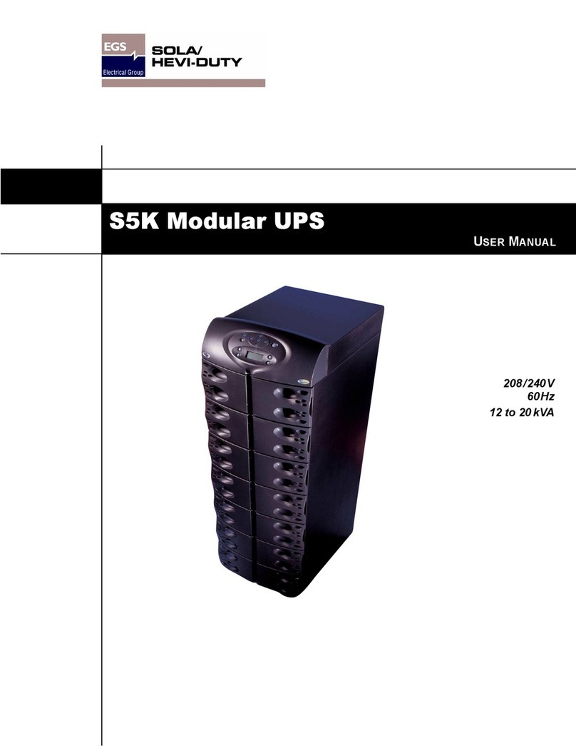 Sola Hevi Duty S5K user manual