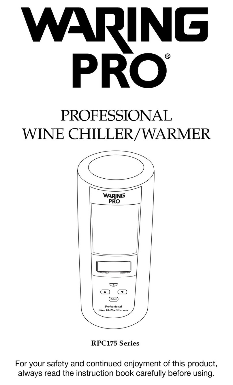 Conair Waring Pro RPC175 Series manual