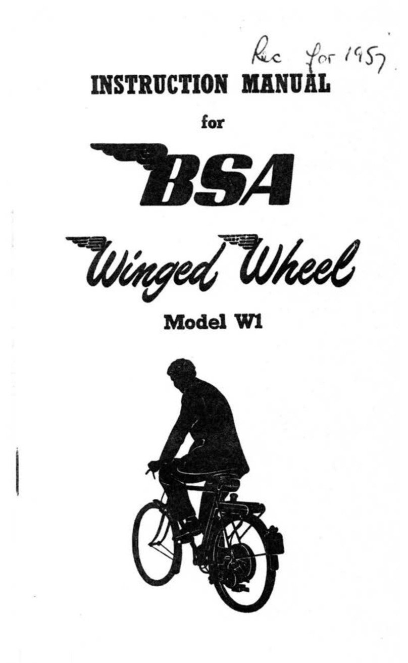 BSA Winged Wheel W1 instruction manual