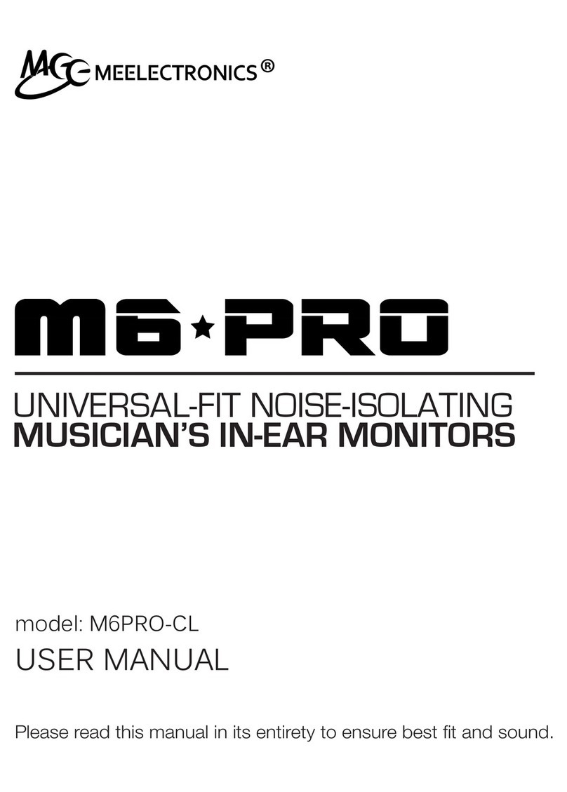 Meelectronics M6PRO-CL user manual