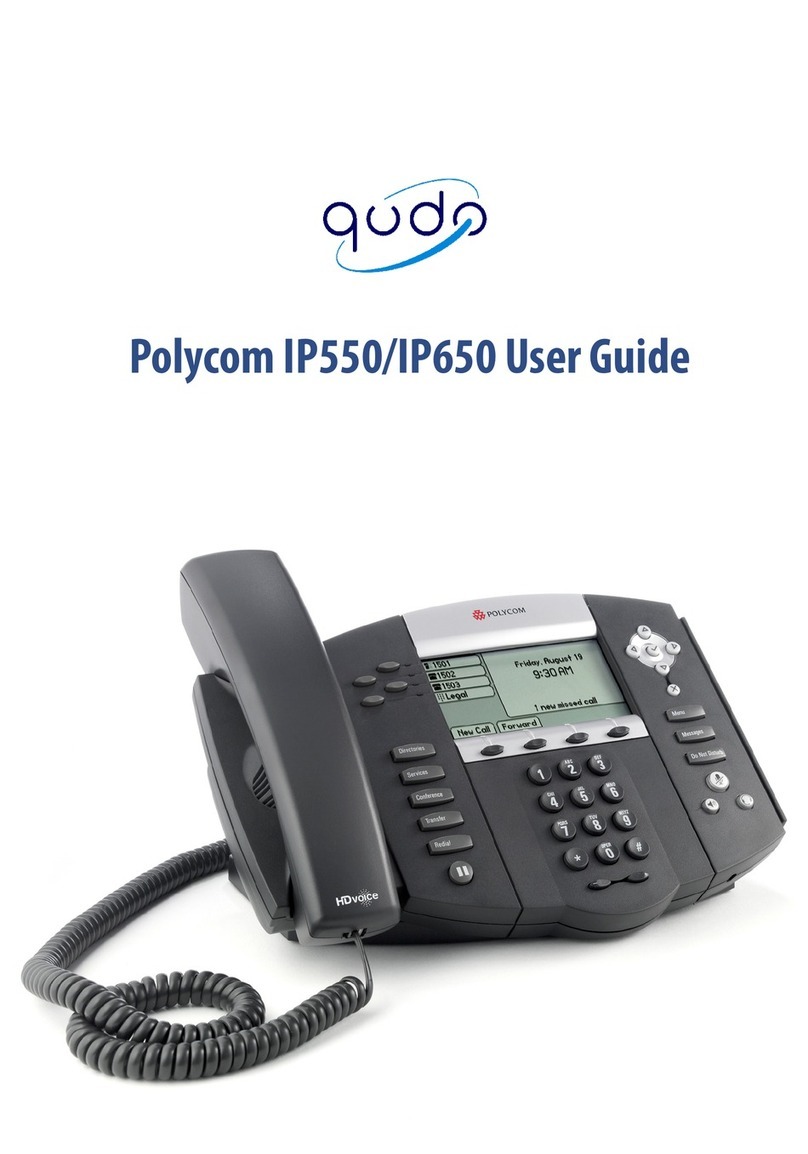 Polycom SoundPoint IP 550 User manual