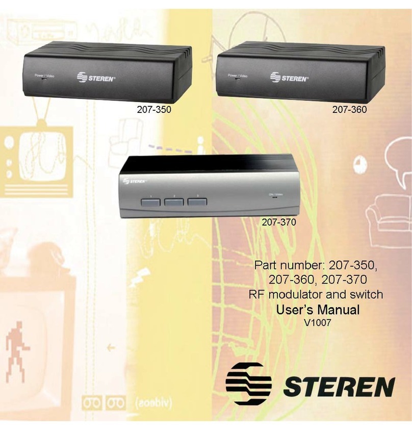 Steren 207-350 User manual Steren 207-350 User manual