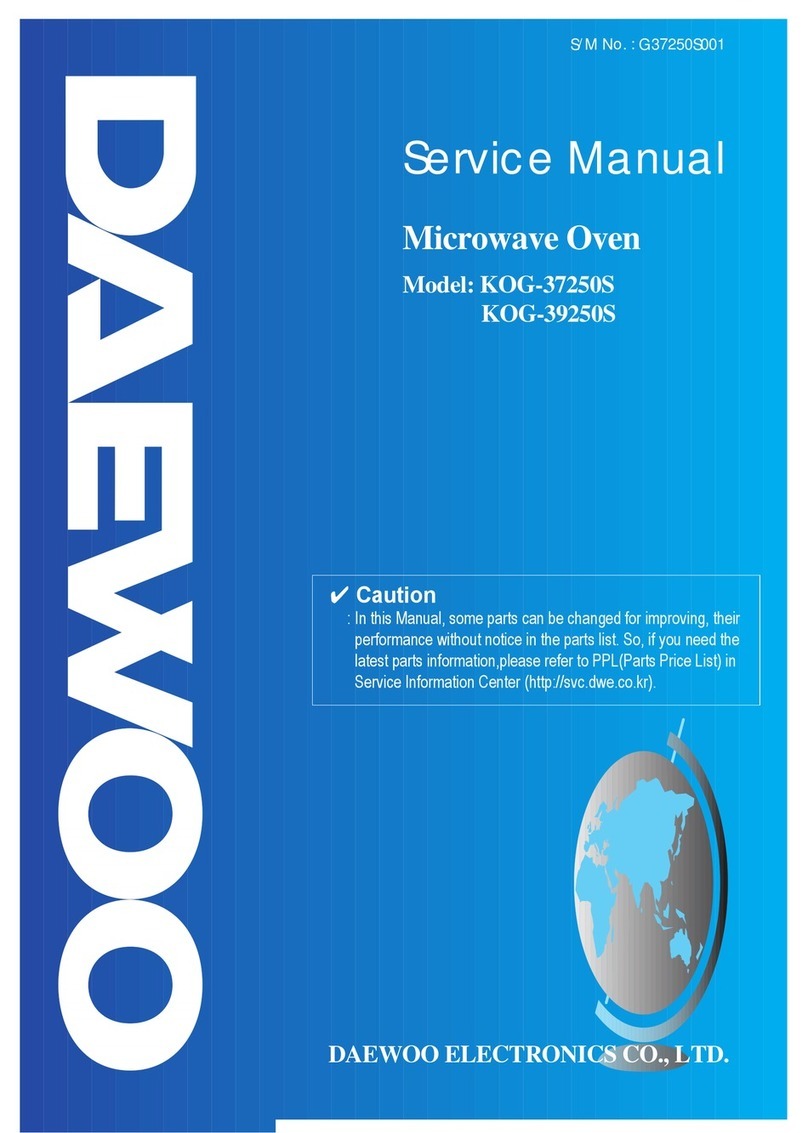 Daewoo KOG-37250S User manual