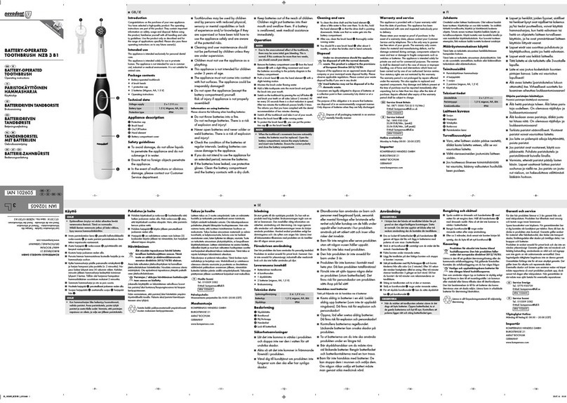 Nevodent IAN 102605 operating instructions