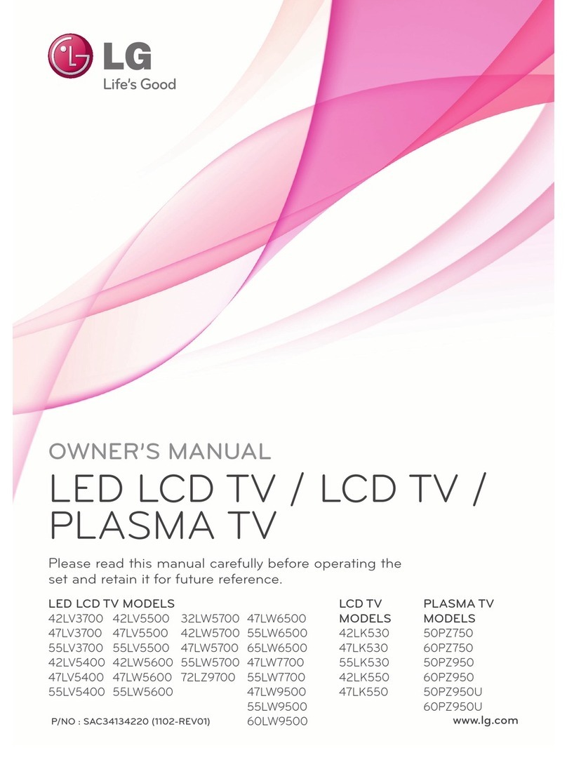 LG 42LV3700 User manual