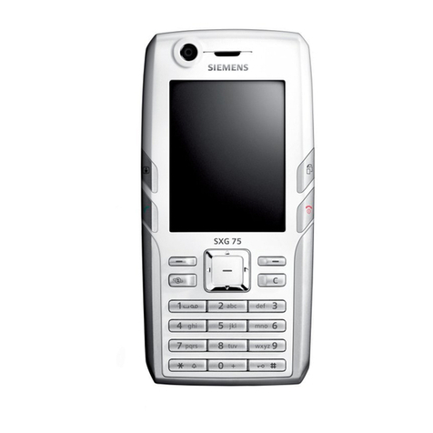 Siemens SXG75 Setup guide Siemens SXG75 Setup guide