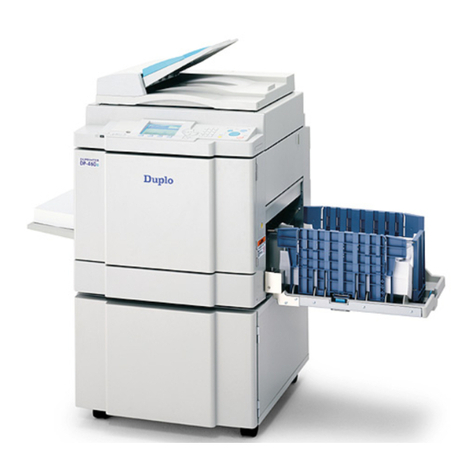 Duplo DUPRINTER DP-460e instruction manual