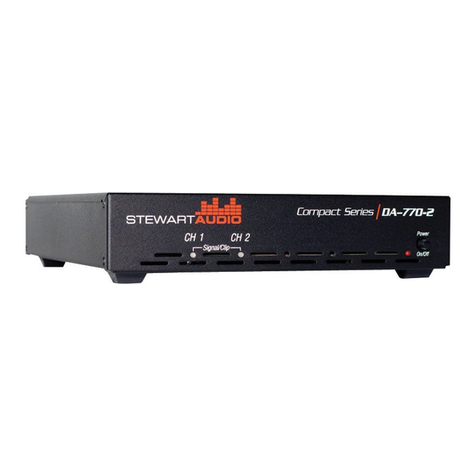 Stewart Audio DA-770 Series User manual