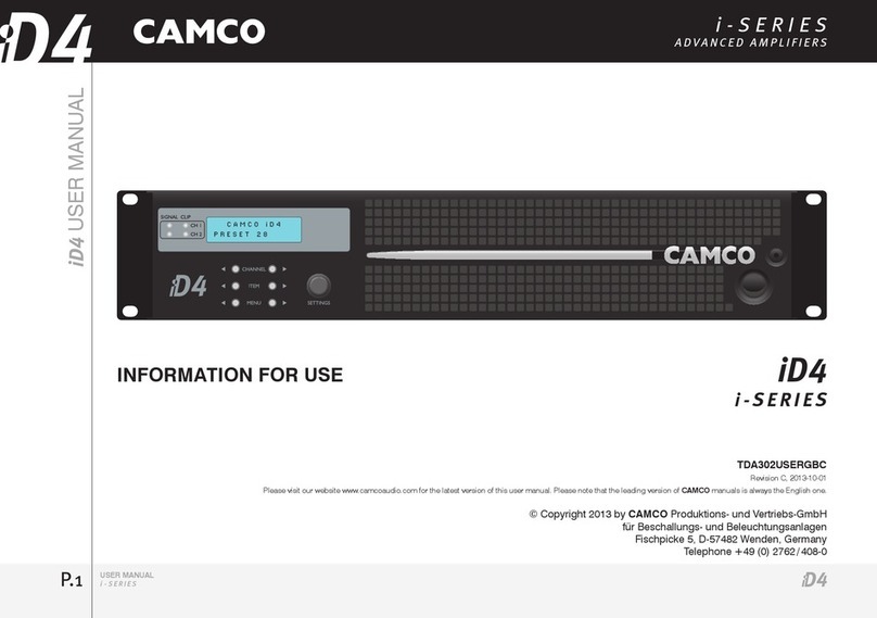 Camco iD4 user manual