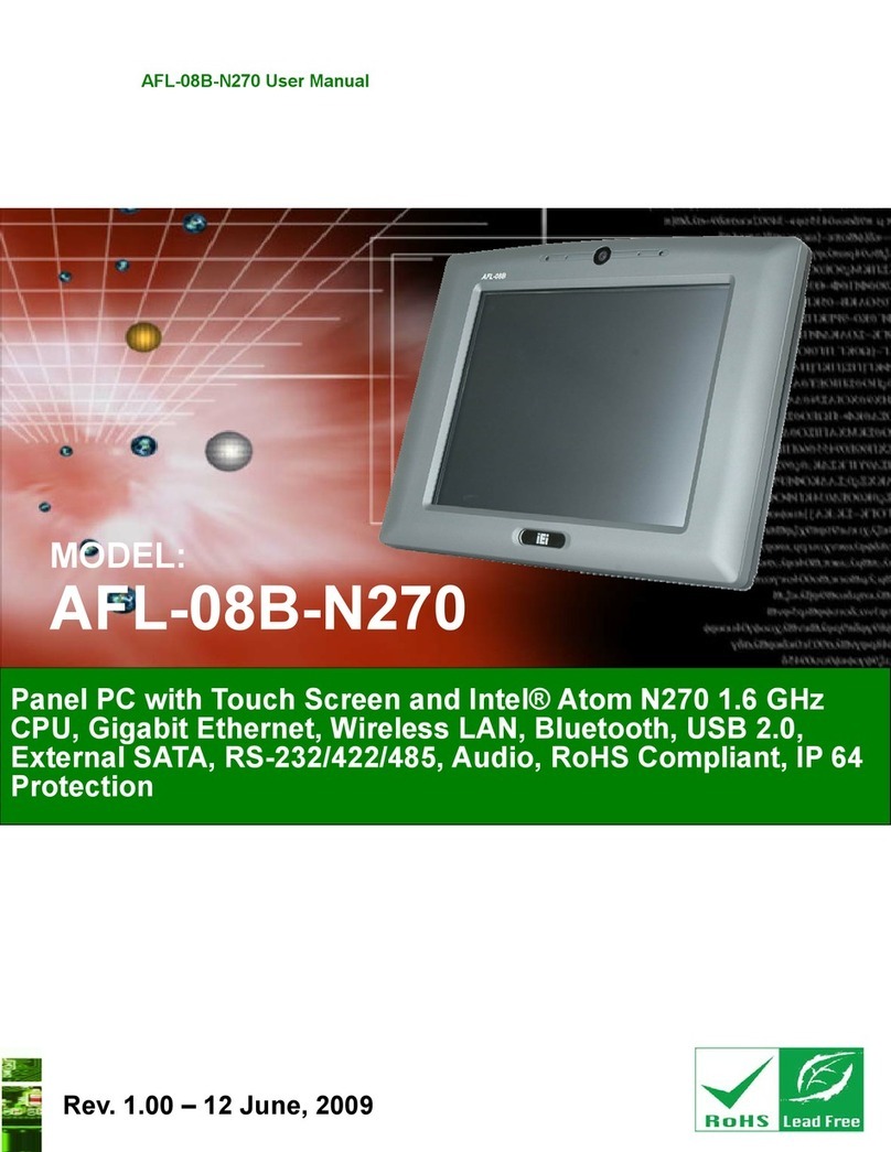 IEI Technology AFL-08B-N270 user manual