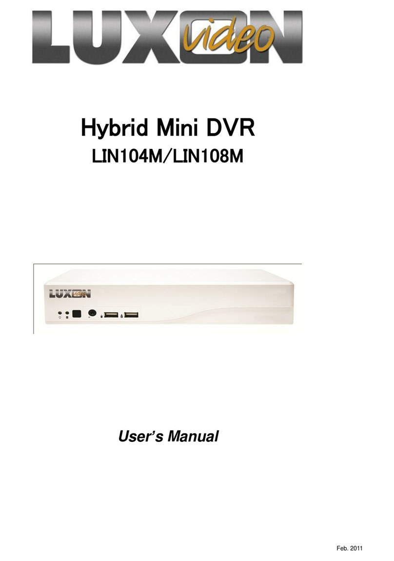 Luxon Video LIN104M user manual