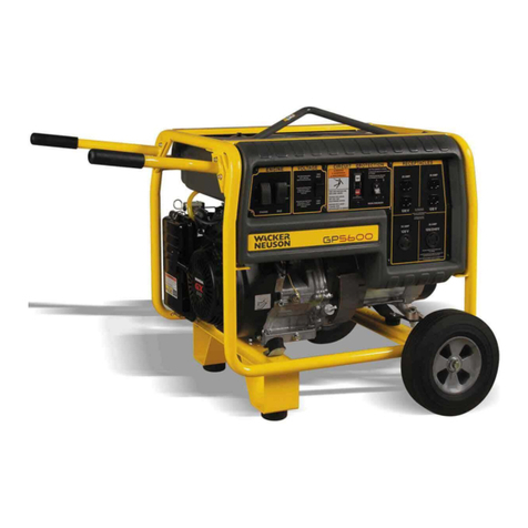 Wacker Neuson GP 3800A Operating instructions