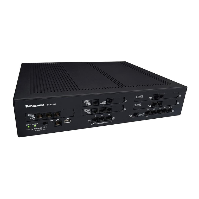 Panasonic KX-NS500 installation manual Panasonic KX-NS500 installation manual
