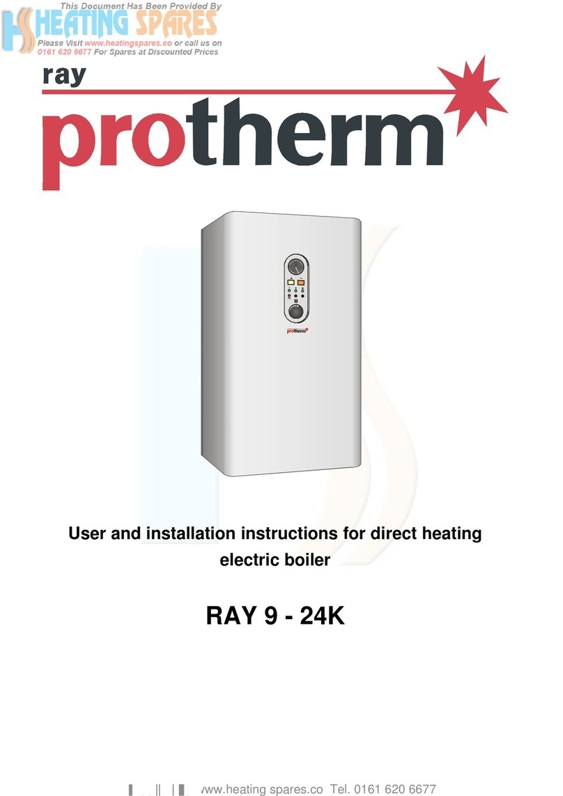 ProTerm RAY 9-24K User and installation instructions