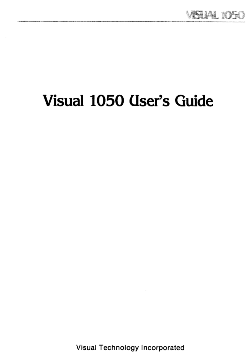 VISUAL 1050 user guide