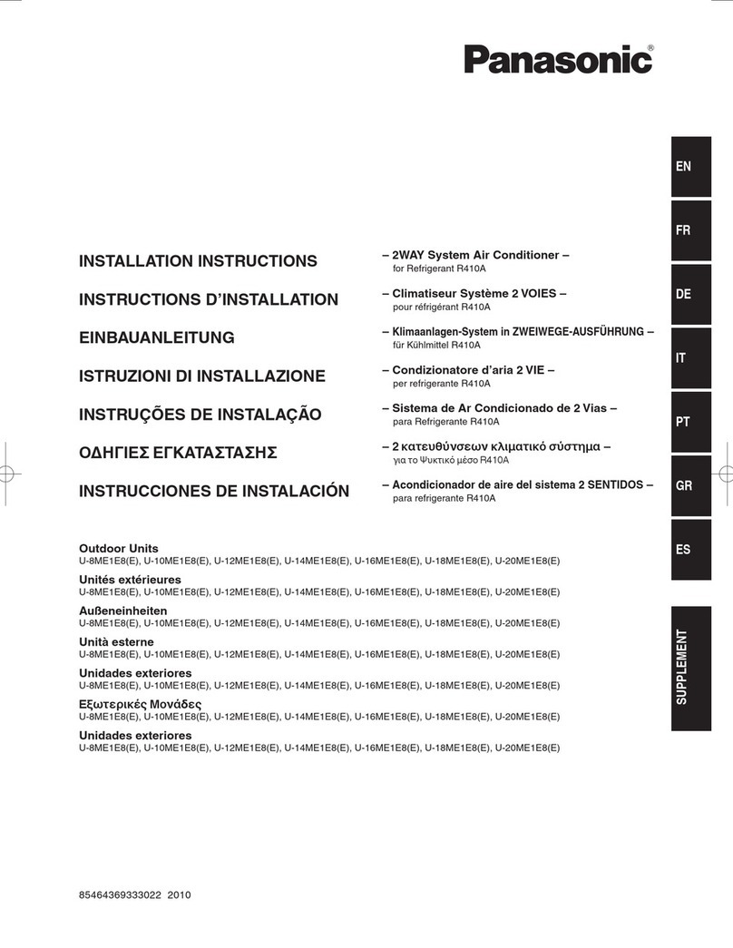 Panasonic U-8ME1E8 User manual