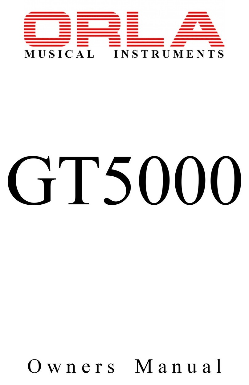 Orla GT5000 owner's manual
