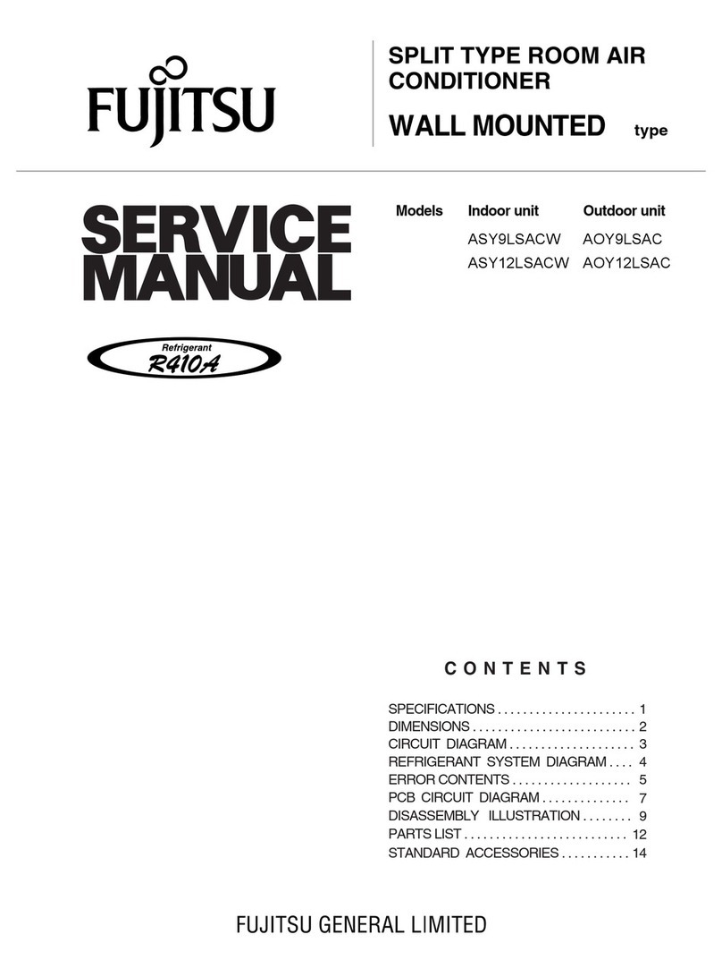 Fujitsu ASY9LSACW User manual