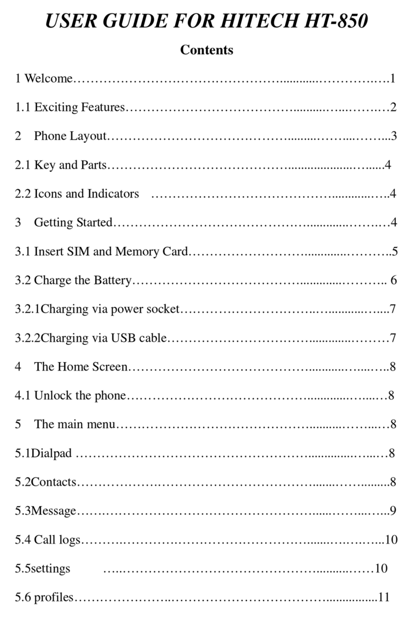 Hitech HT-850 User manual