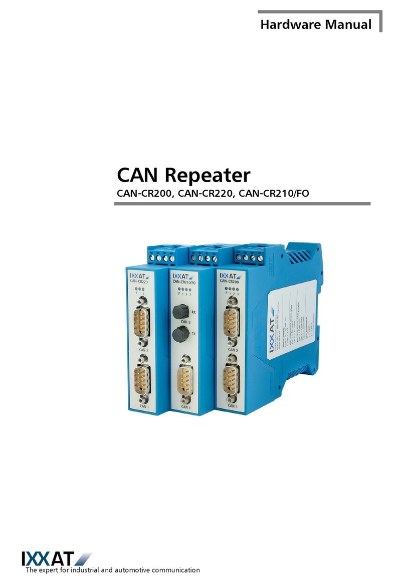 IXXAT CAN-CR200 Hardware manual