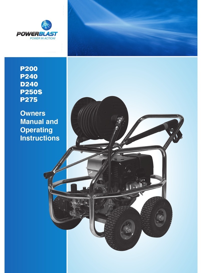 PowerBlast P200 Owner's Manual and Operating Instructions PowerBlast P200 Owner's Manual and Operating Instructions