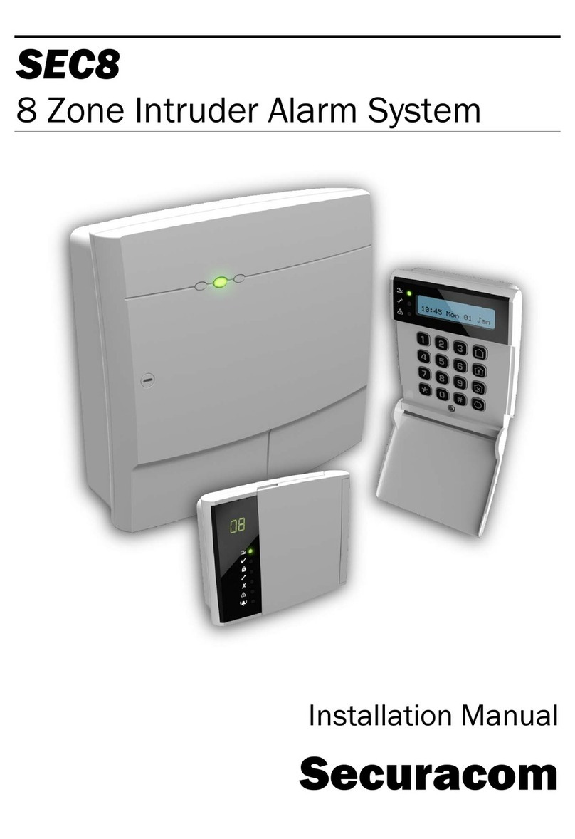 Securacom SEC8 installation manual