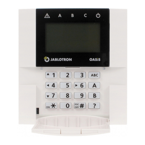 jablotron Oasis User manual