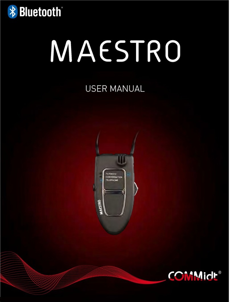 Commidt Maestro user manual