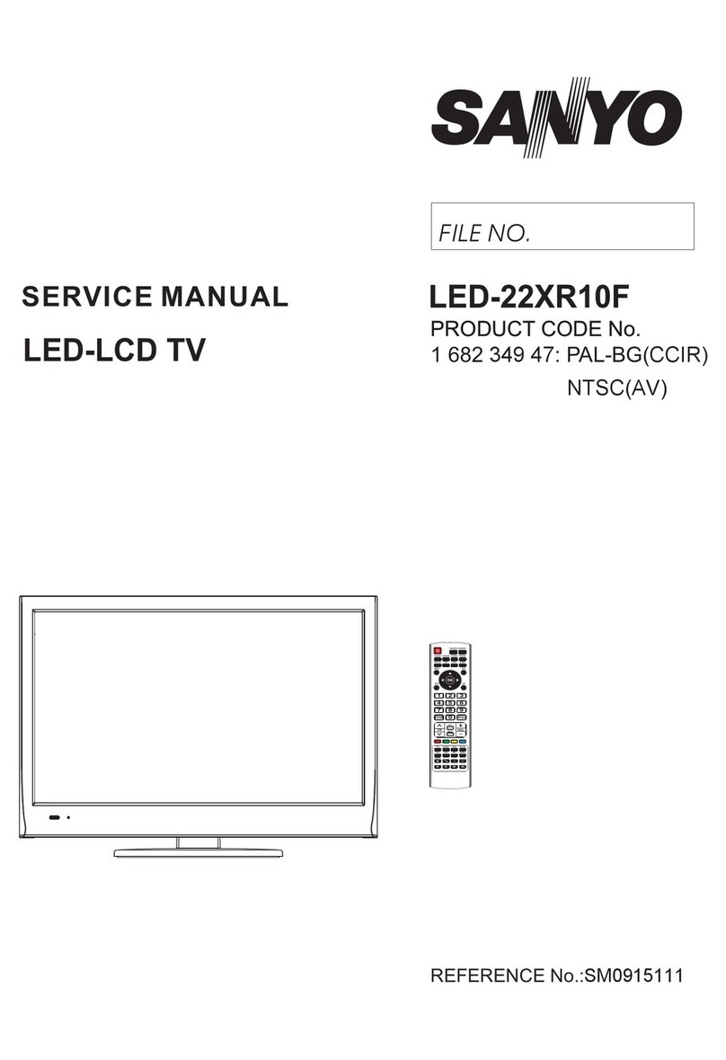 Sanyo LED-22XR10F User manual