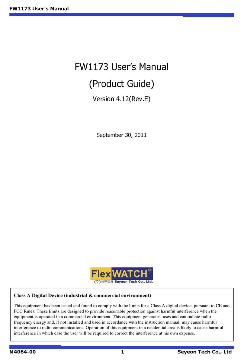 Flexwatch FW1173 User manual