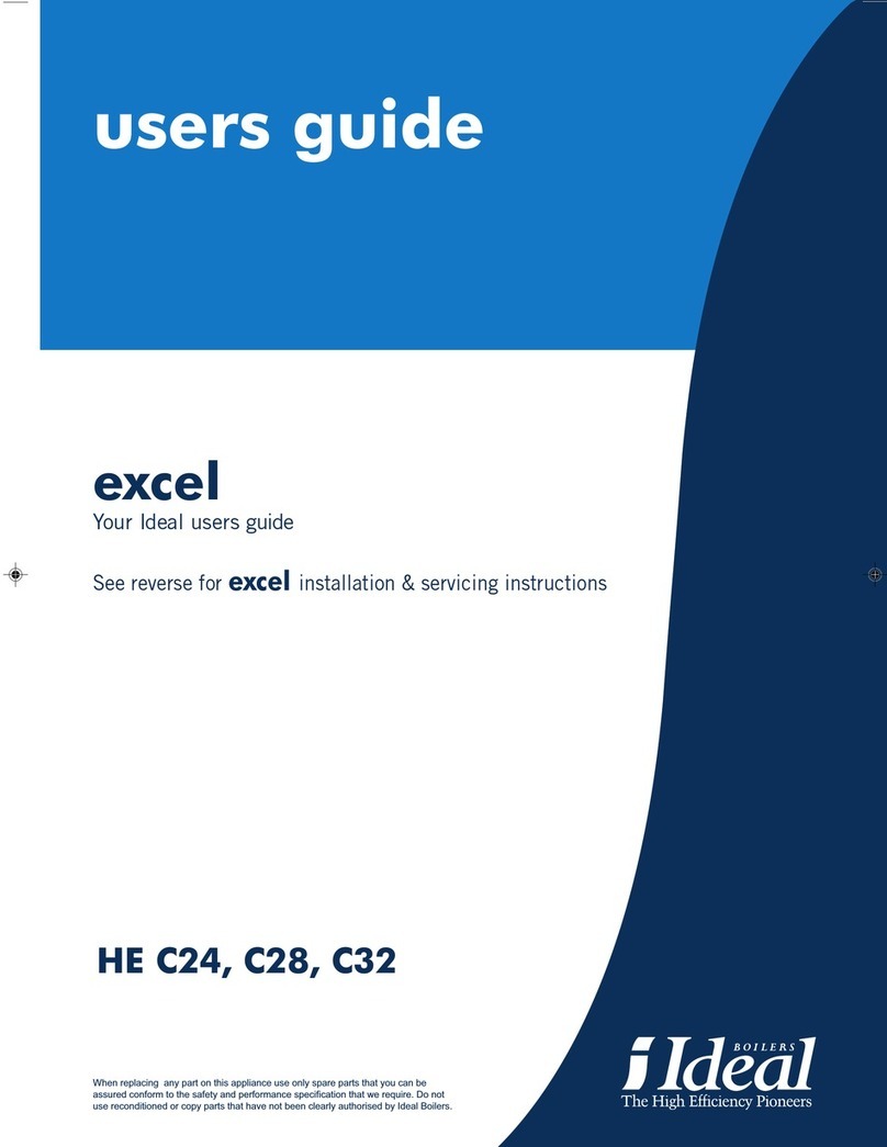 Ideal Boilers excel HE C24 User manual