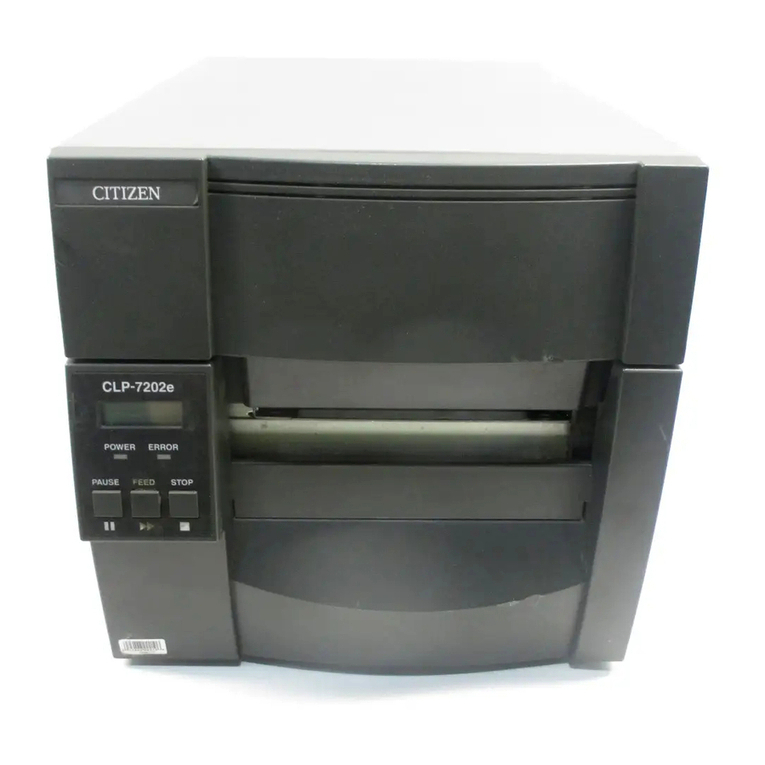 Citizen CLP-7201e User manual Citizen CLP-7201e User manual