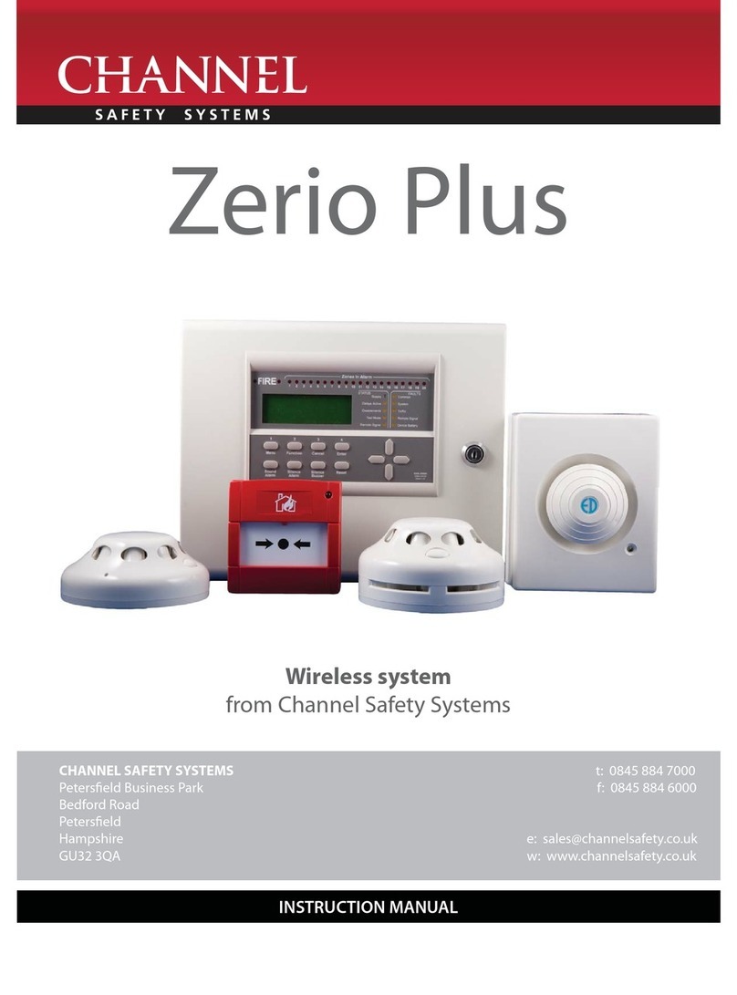 Channel Safety Systems Zerio Plus instruction manual Channel Safety Systems Zerio Plus instruction manual