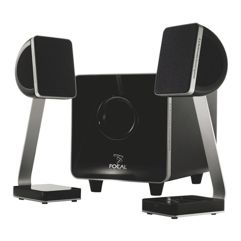 Focal XS MULTIMEDIA SOUND SYSTEM user manual