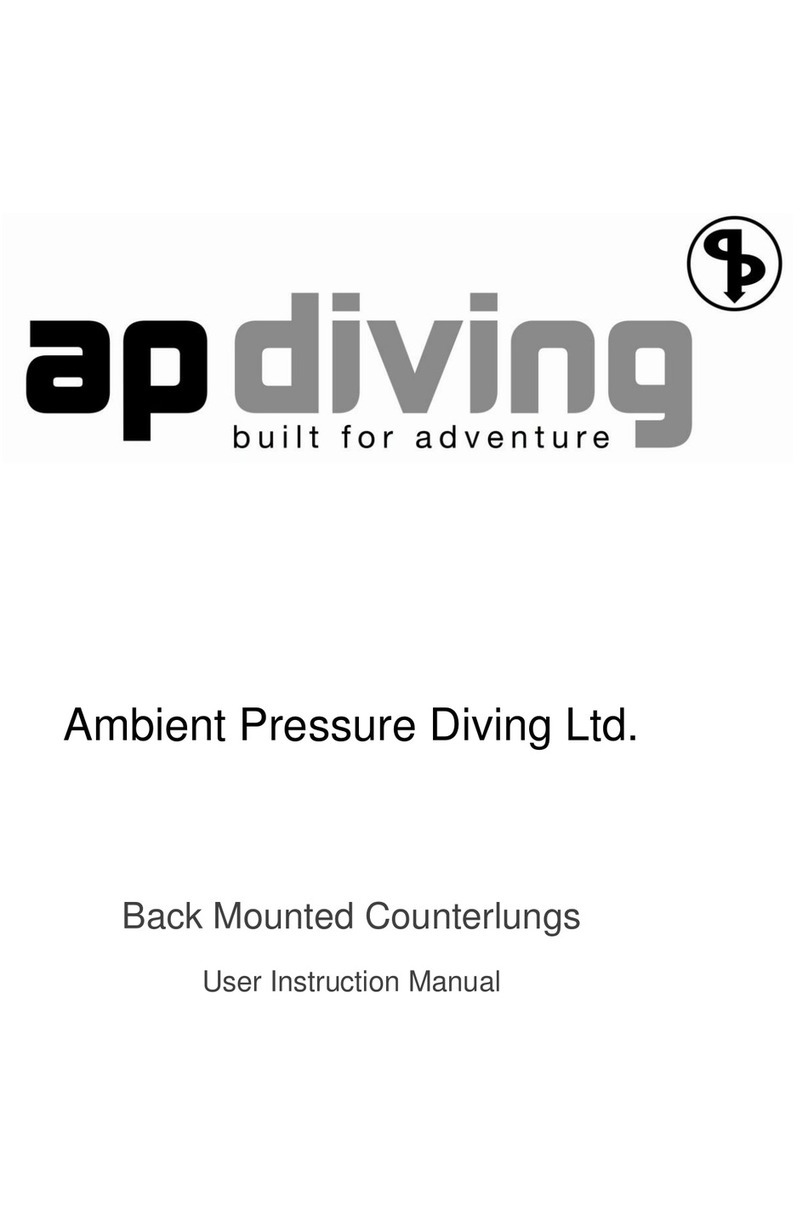 AP Diving Back Mounted Counterlungs Operator's manual AP Diving Back Mounted Counterlungs Operator's manual