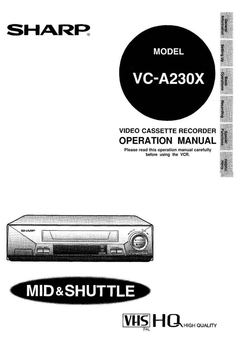 Sharp VC-A230X User manual Sharp VC-A230X User manual