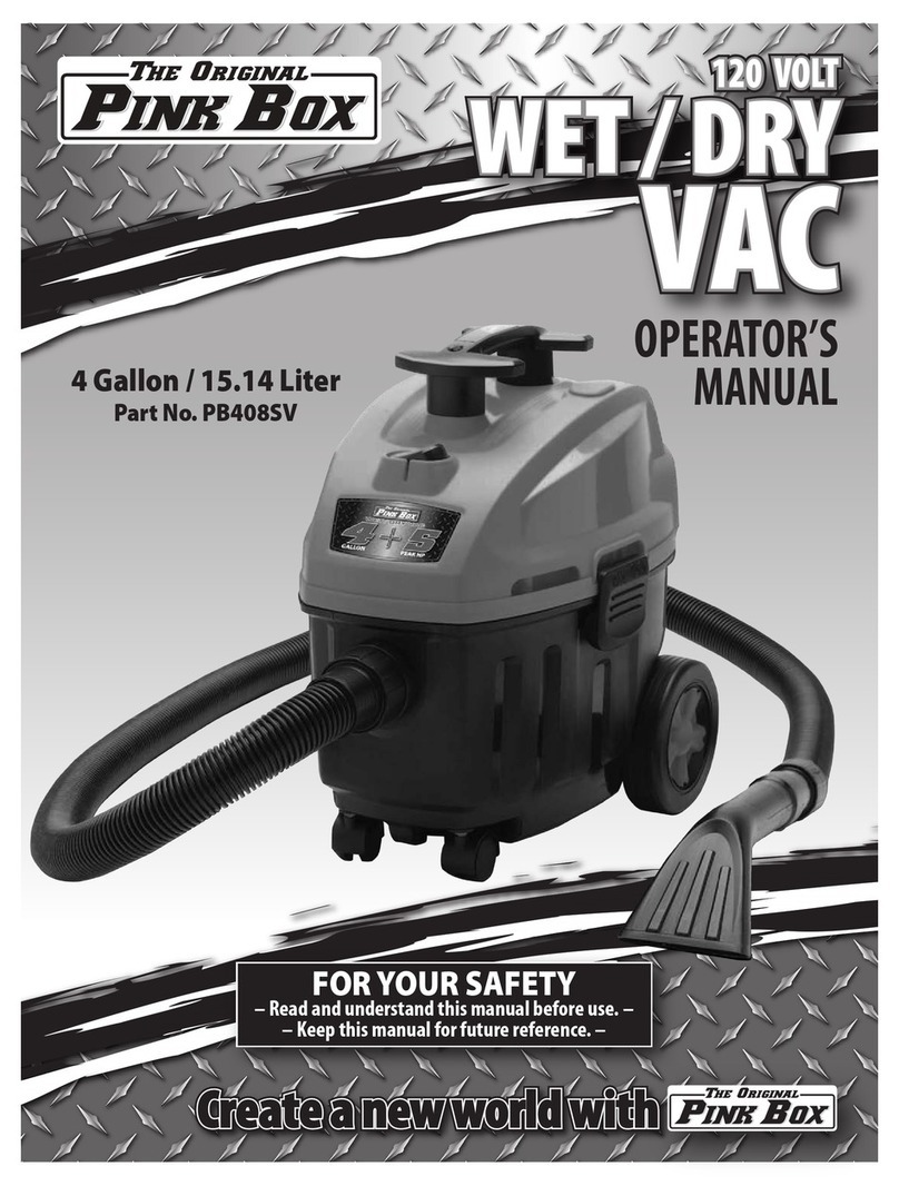 The Original Pink Box PB408SV Operator's manual