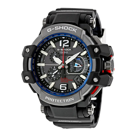 G-Shock GRAVITYMASTER GPW-1000 Quick operation guide