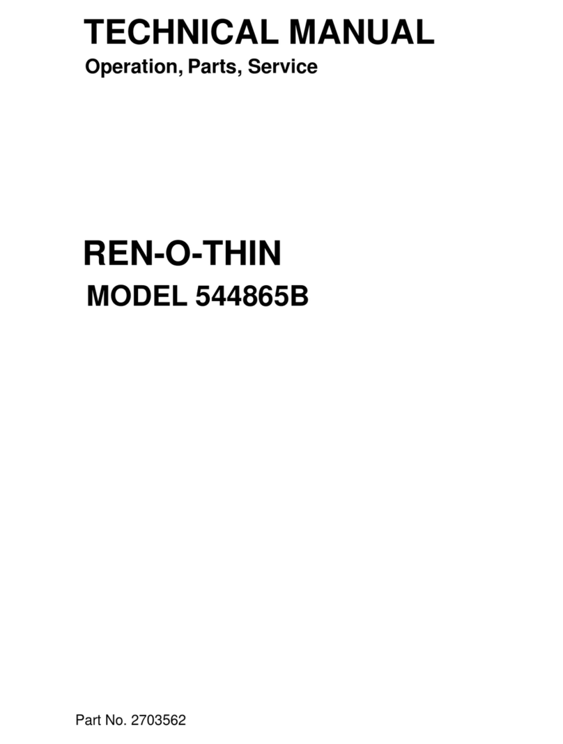 ryan REN-O-THIN 544865B User manual ryan REN-O-THIN 544865B User manual