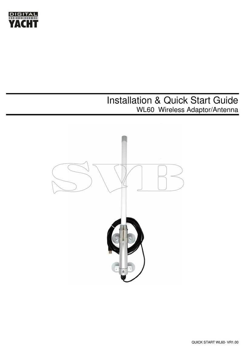 DIGITAL YACHT WL60 Installation & quick start guide