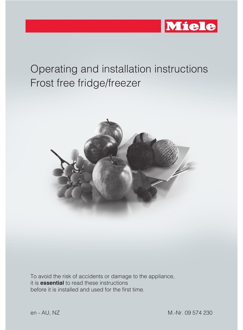 Miele KFN 14827 SDE ed/cs Operating and installation instructions