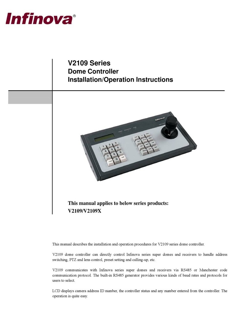 Infinova V2109 Series Installation instructions