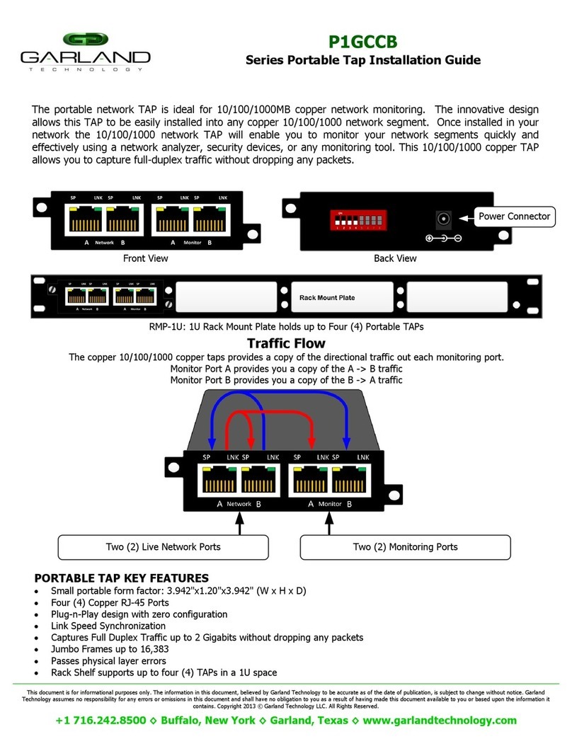 Garland P1GCCB User manual