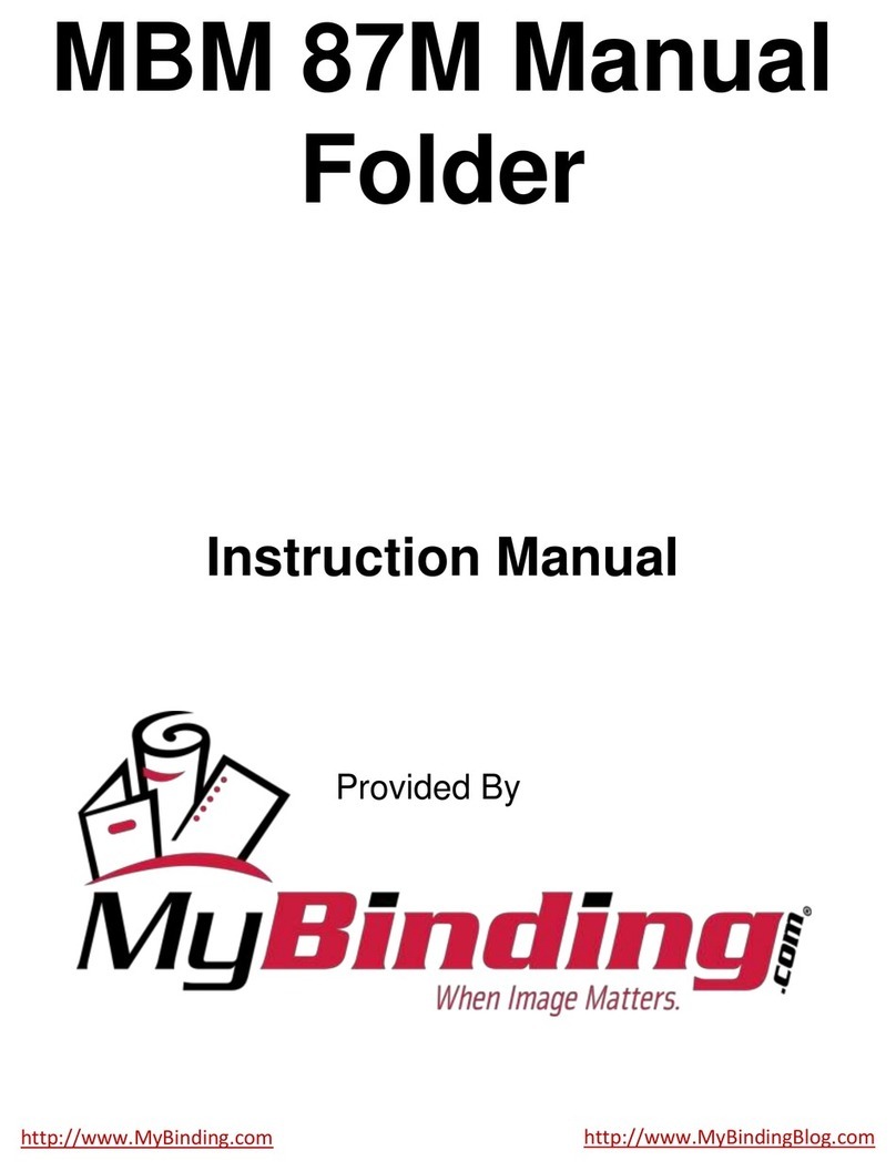 MyBinding MBM 87M User manual
