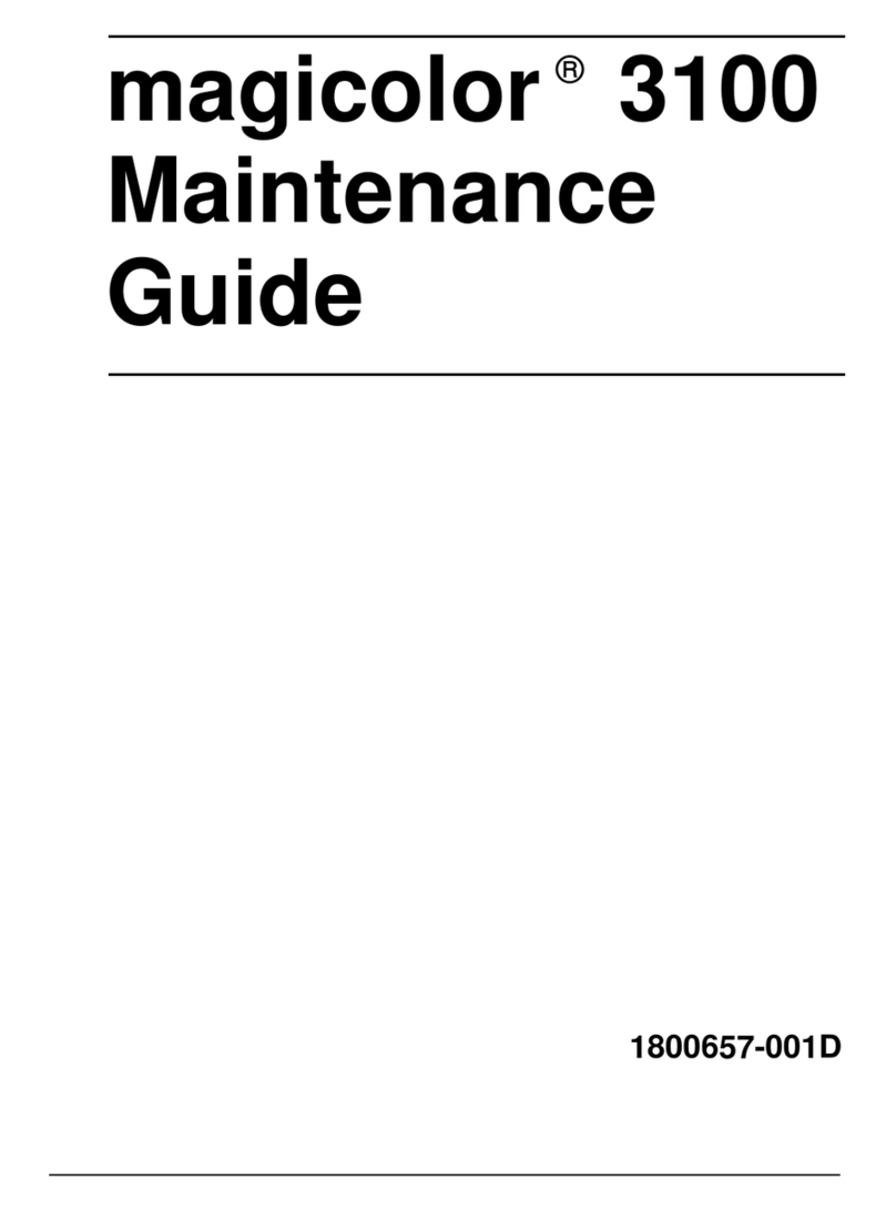 Minolta Magicolor 3100 Series Maintenance Guide